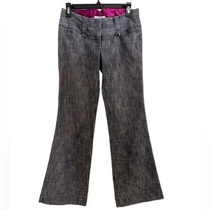 Charlotte Russe Trouser Pants Womens‎ Size 5 Gray Cuffed.
